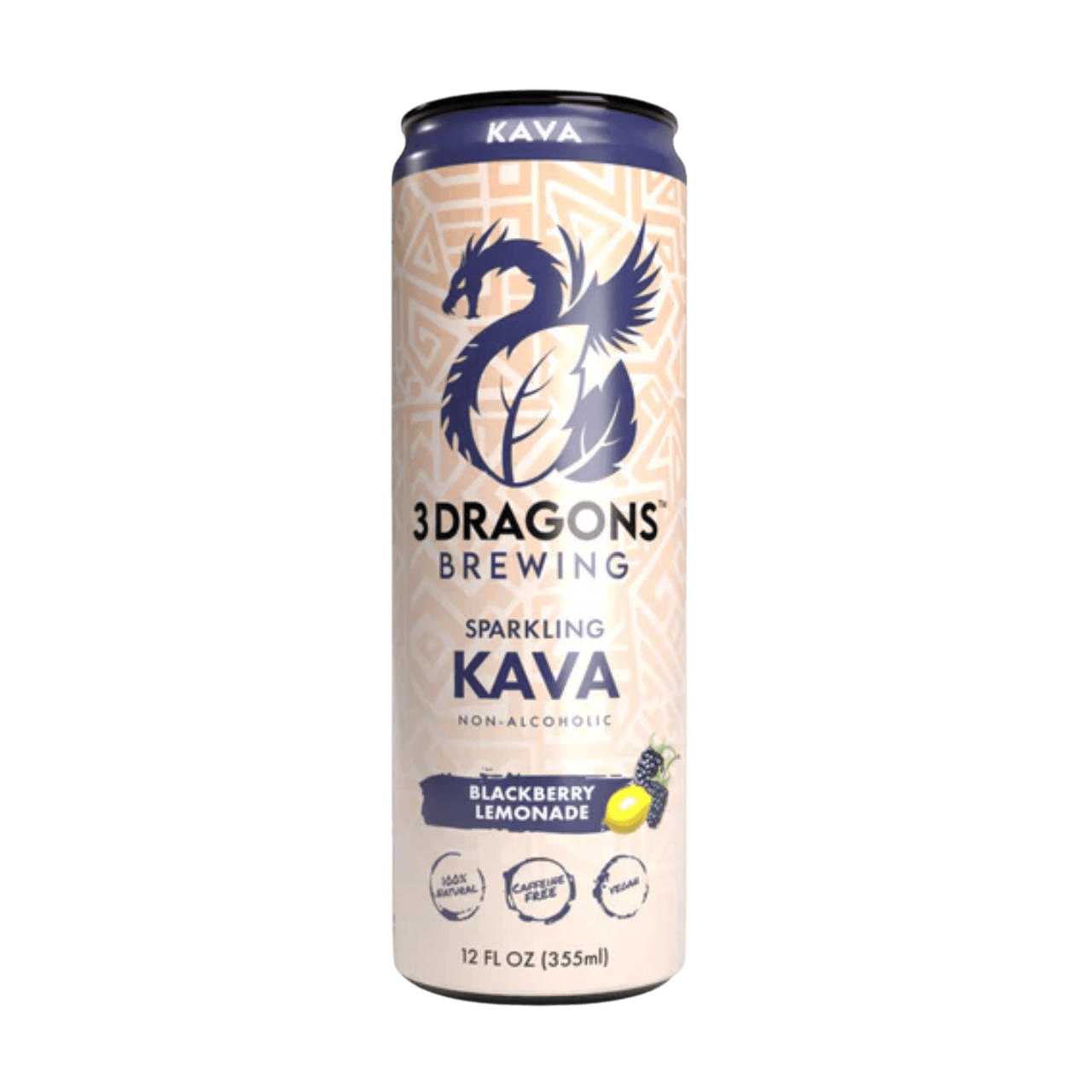 3 Dragons Brewing Kratom Sparkling Kava Soda at Puffezee
