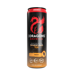 3 Dragons Brewing Kratom Sparkling Red Leaf Tea at Puffezee