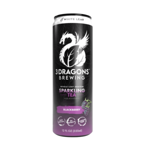 3 Dragons Brewing Kratom Sparkling White Leaf Tea at Puffezee