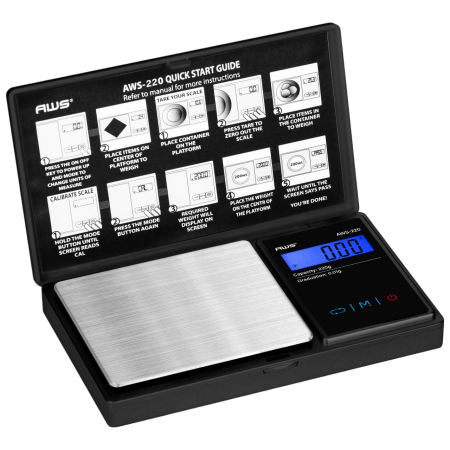 AWS 220G X 0.01G - BLACK