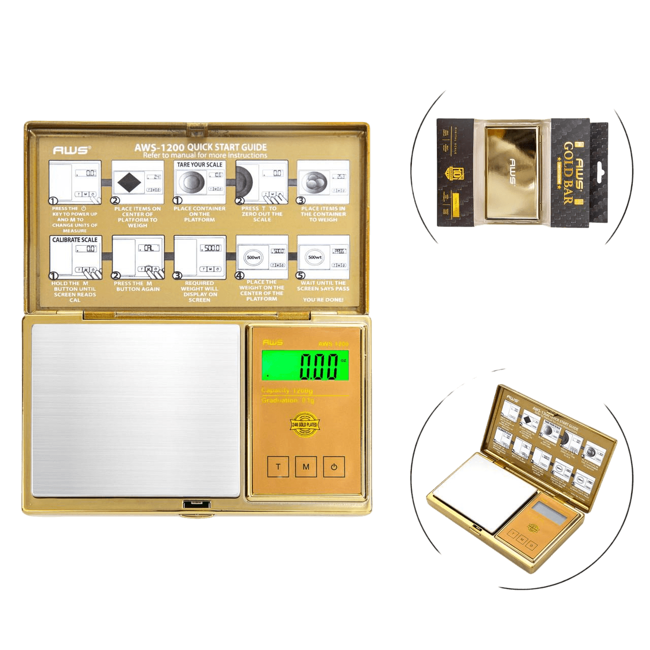 AWS GOLD BAR - 1200 X 0.1G