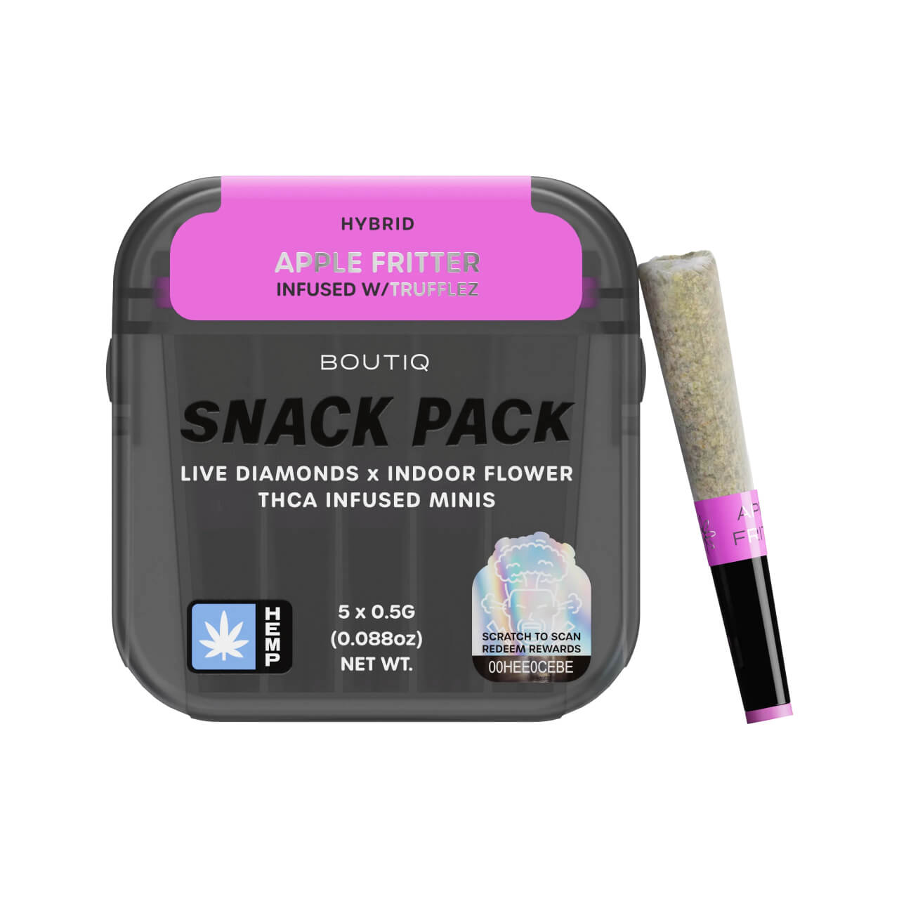 BOUTIQ THC-A Infused 0.5G Mini Pre-Rolls 5CT - Image 4