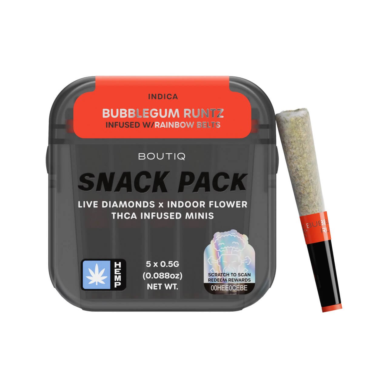 BOUTIQ THC-A Infused 0.5G Mini Pre-Rolls 5CT - Image 5