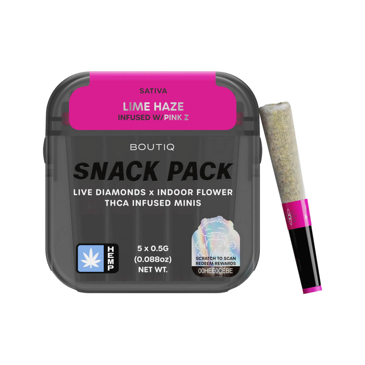 BOUTIQ THC-A Infused 0.5G Mini Pre-Rolls 5CT - Image 9