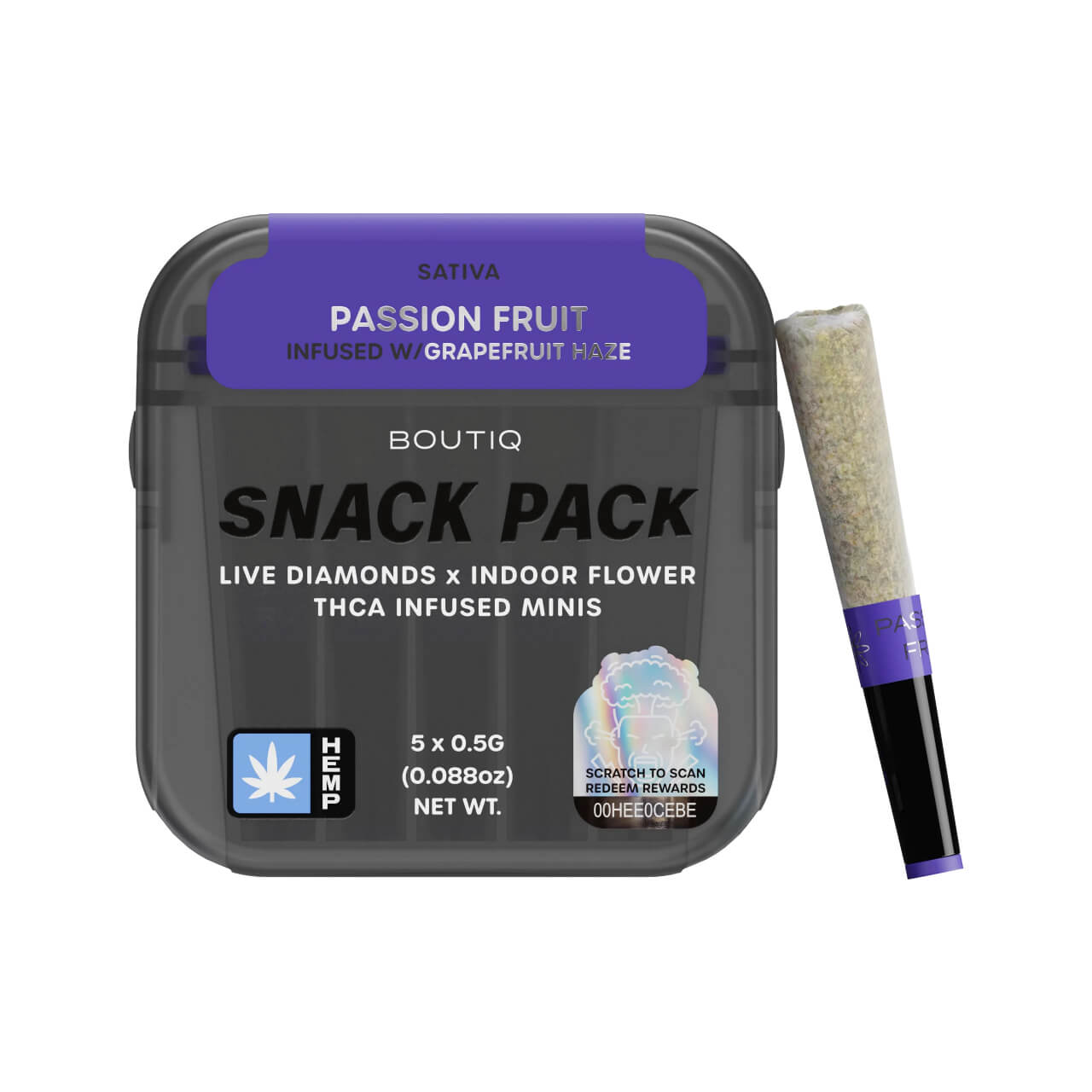 BOUTIQ THC-A Infused 0.5G Mini Pre-Rolls 5CT - Image 10