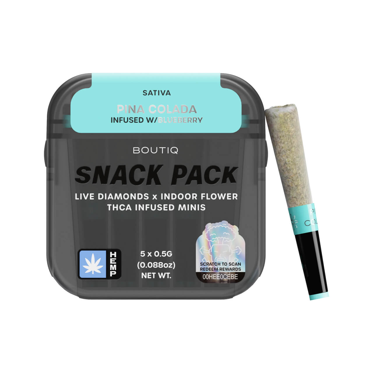 BOUTIQ THC-A Infused 0.5G Mini Pre-Rolls 5CT - Image 11