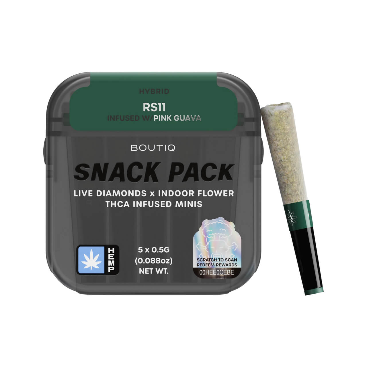 BOUTIQ THC-A Infused 0.5G Mini Pre-Rolls 5CT - Image 2