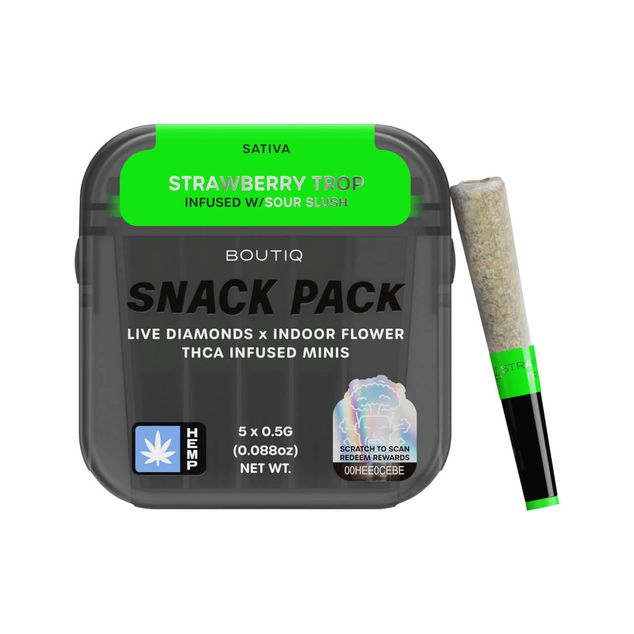 BOUTIQ THC-A Infused 0.5G Mini Pre-Rolls 5CT - Image 3