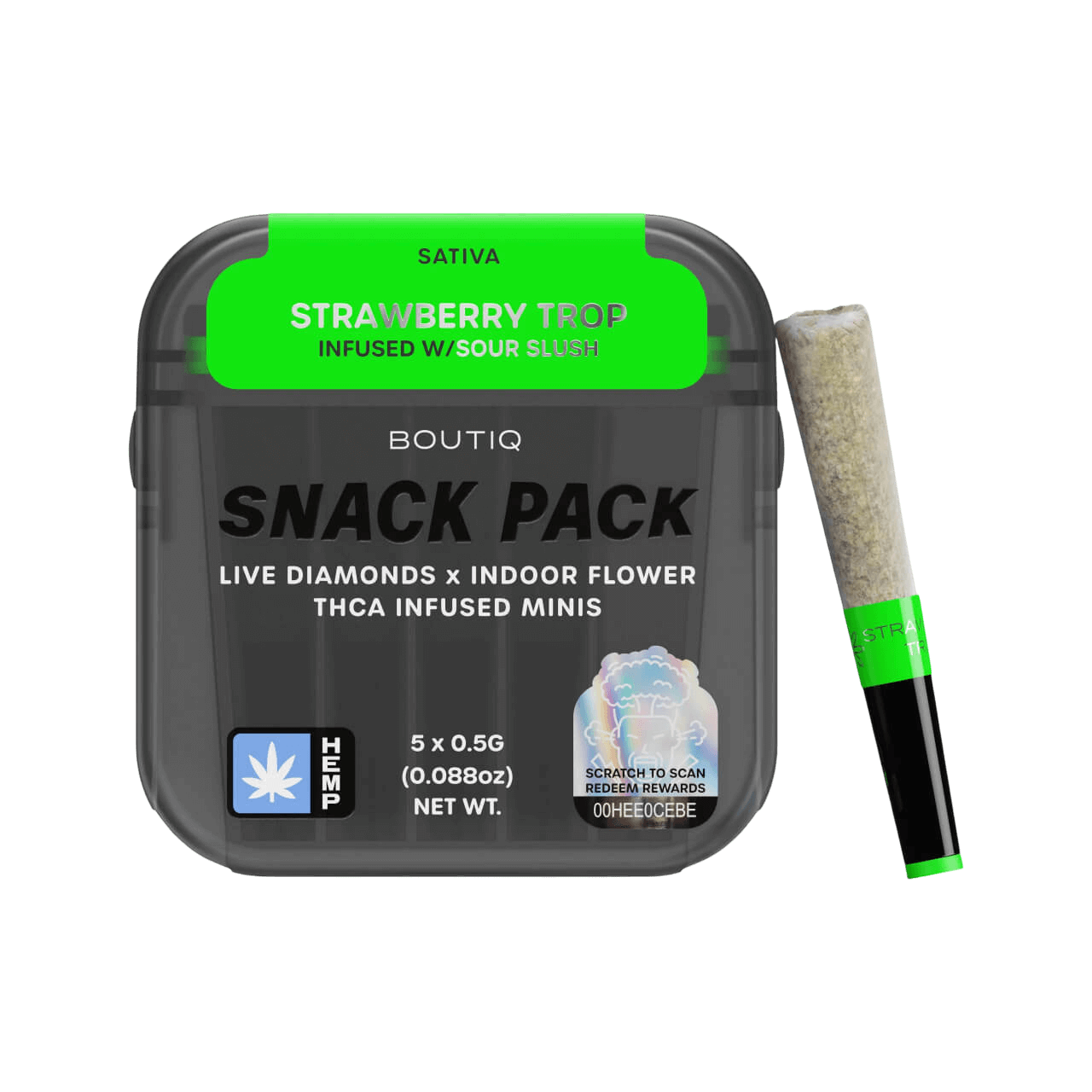 BOUTIQ THC-A Infused 0.5G Mini Pre-Rolls 5CT