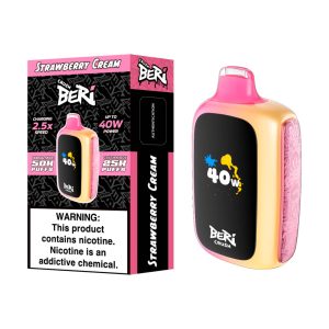 Beri Crush 50K Puff Disposable Strawberry Cream – Puffezee