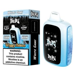 Beri Crush 50K Puff Disposable Winter Edition White Gami – Puffezee