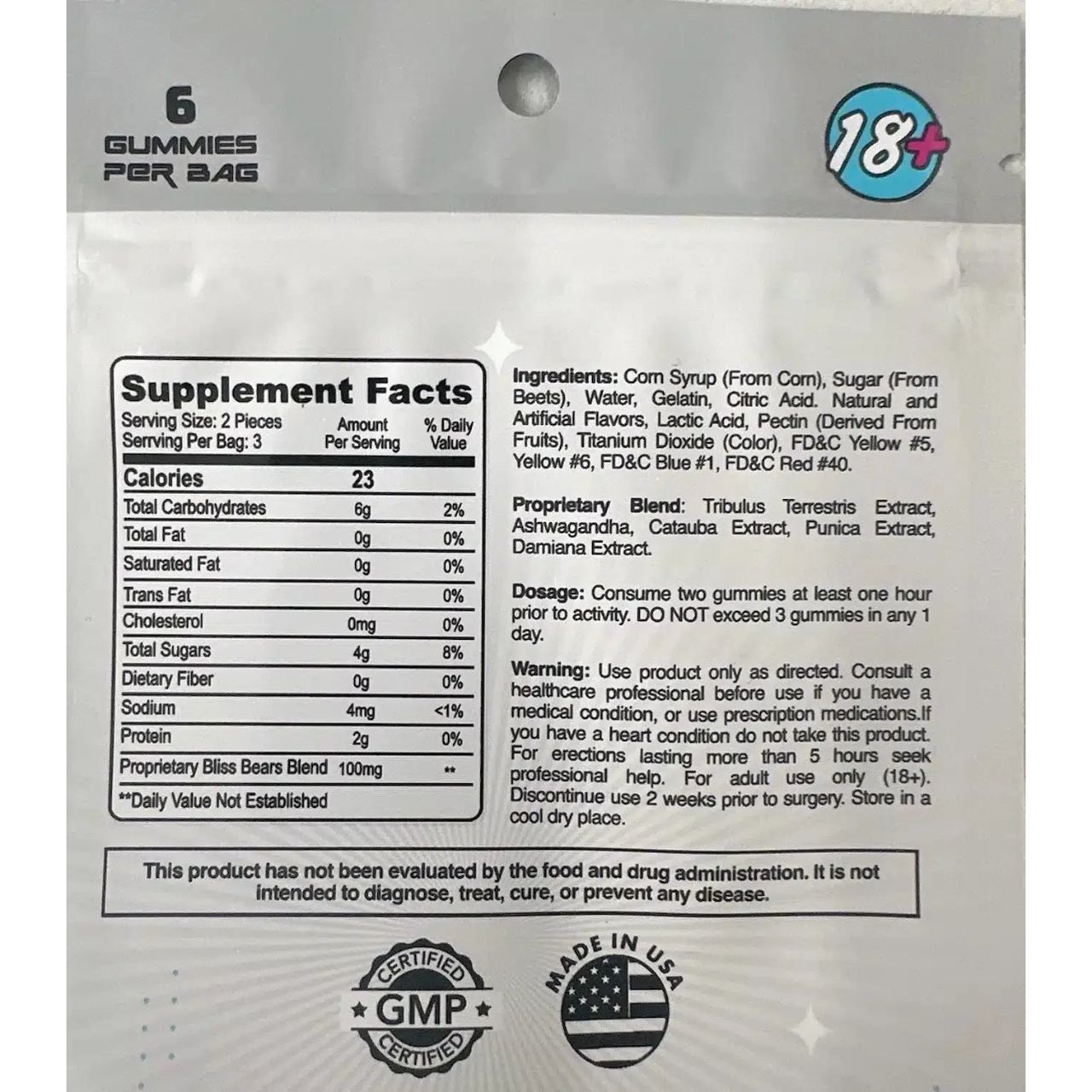 Bliss Bears Female Enhancement 20COUNT - Image 3