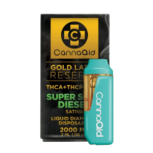 CannaAid THCA Gold Reserve Blend Disposable 2ML at Puffezee