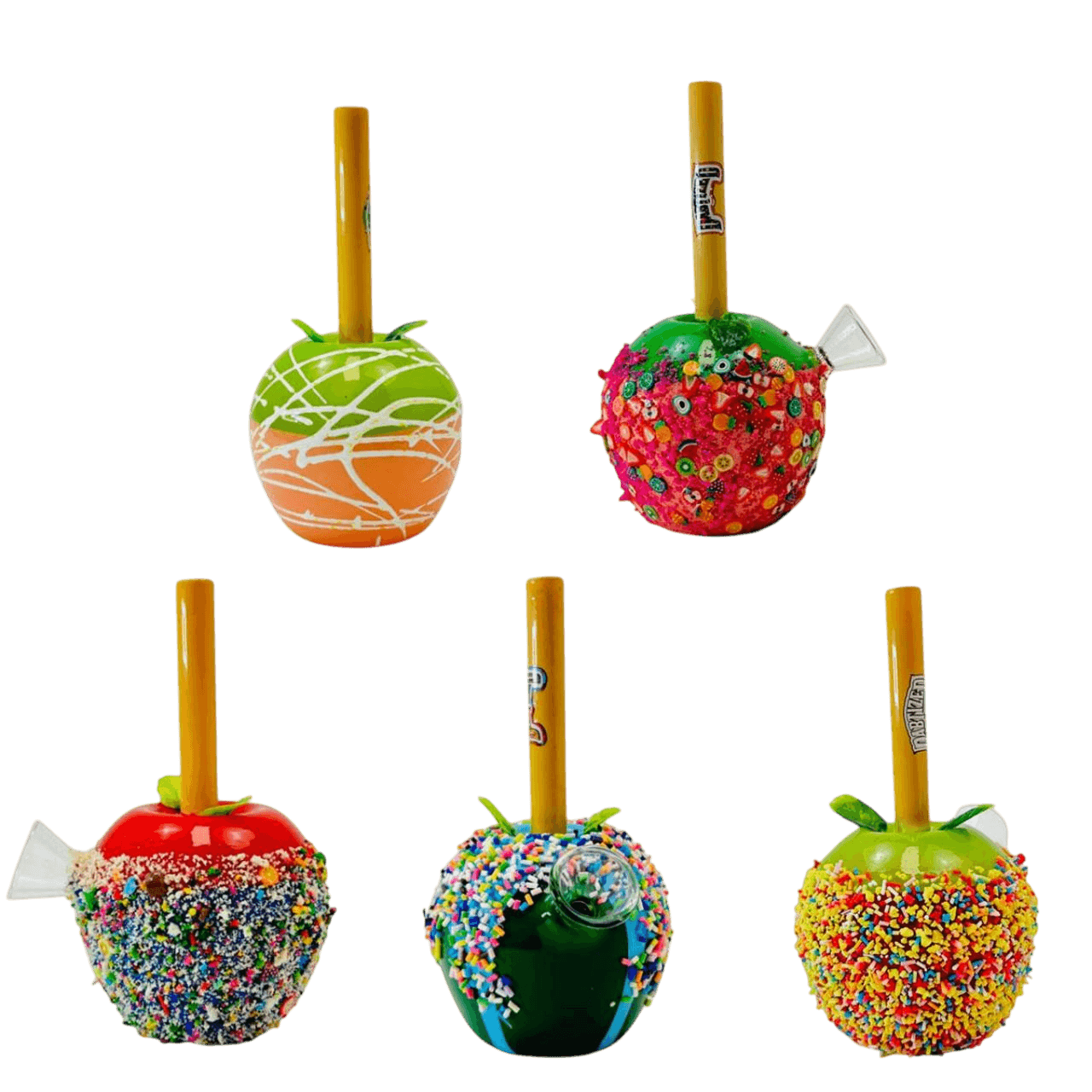 Dabtized Candy Apple Bubbler - Assorted Designs