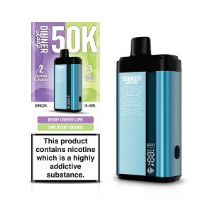 Dinner Lady 50K Puff Disposable Berry Cherry Lime Lime Berry Orange – Puffezee