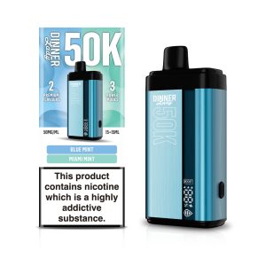 Dinner Lady 50K Puff Disposable Blue Mint Miami Mint – Puffezee