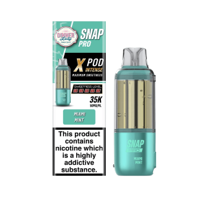 Dinner Lady Snap Pro Intense 35K Replacement Pod Cartridge 1PK Miami Mint – Puffezee