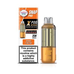 Dinner Lady Snap Pro Intense 35K Replacement Pod Cartridge 1PK Orange F ing Fab – Puffezee