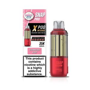 Dinner Lady Snap Pro Intense 35K Replacement Pod Cartridge 1PK Strawberry B Pop – Puffezee