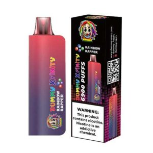 Dummy Xfinity 6900 Puff Disposable Rainbow Rapper – Puffezee