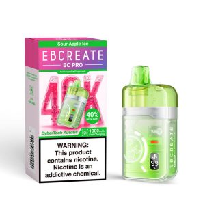 EBCREATE BC Pro 40K Puff Disposable Sour Apple Ice – Puffezee