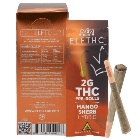 ELFTHC THC PreRolls 2G -2COUNT