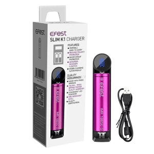 Efest Slim K1 Intelligent Charger – Puffezee