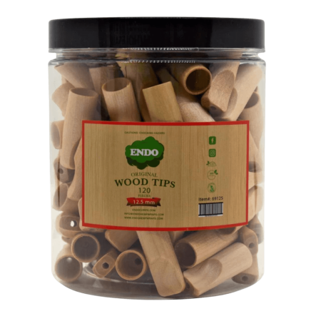 Endo Wood Tips Jar 120CT