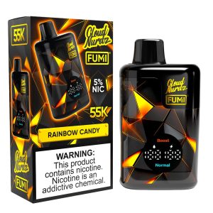 FUMI X CLOUD NURDZ 55K Puff Disposable Rainbow Candy – Puffezee
