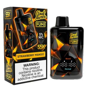 FUMI X CLOUD NURDZ 55K Puff Disposable Strawberry Mango – Puffezee