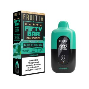 Fruitia x Fifty Bar 20000 Puff Disposable Spearmint – Puffezee