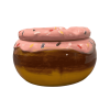 Fujima Pink Donut Moroccan Ceramic Ashtray at Puffezee