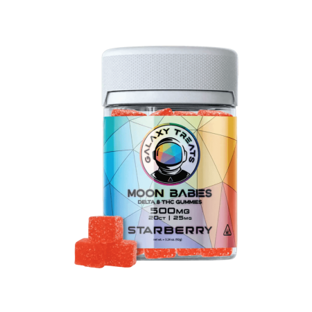Galaxy Treats Moon Babies D8 Gummies 500MG