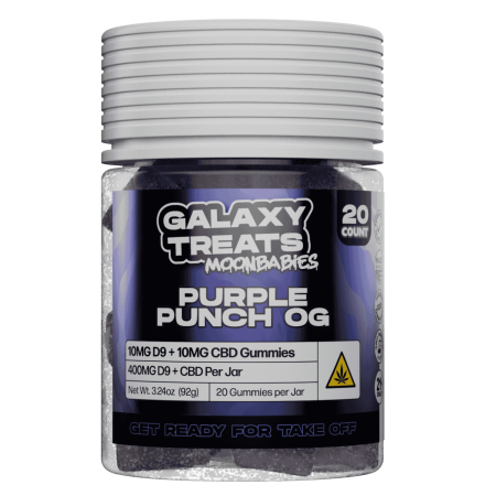 Galaxy Treats Moon Babies D9 CBD Gummies 400MG