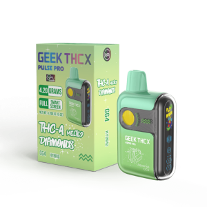 Geek THC-X Pulse Pro THC-A Melted Diamonds Disposable - 4.2G at Puffezee