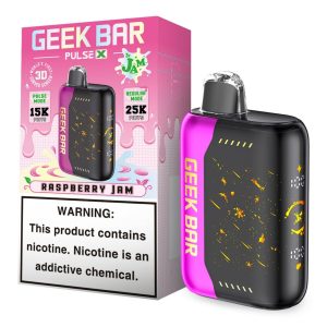 Geek Vape Pulse X 25000 Puff Disposable Jam Edition Raspberry Jam – Puffezee