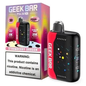 Geek Vape Pulse X 25000 Puff Disposable Strawberry Dragon Thermal Edition – Puffezee