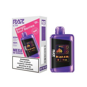 Geek Vape Raz LTX 25K Puff Disposable Bangin Sour Berries – Puffezee