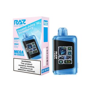 Geek Vape Raz LTX 25K Puff Disposable Frozen Juicy Strawberry – Puffezee