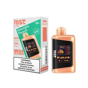 Geek Vape Raz LTX 25K Puff Disposable Georgia Peach – Puffezee