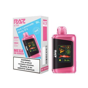 Geek Vape Raz LTX 25K Puff Disposable Pink Lemonade Minty Os – Puffezee