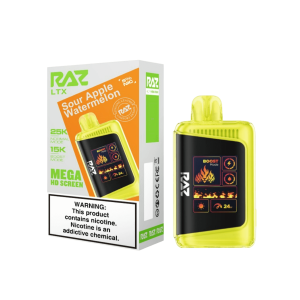 Geek Vape Raz LTX 25K Puff Disposable Sour Apple Watermelon – Puffezee