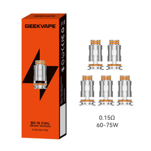Geekvape B Series Replacement Coil 5pk 0.15 Ohms B Boost Dtl Rdl 60w 75w – Puffezee