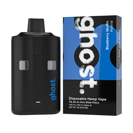 Ghost THC-H THC-P Delta-10 All-In-One Slide Piece Disposable - 7G