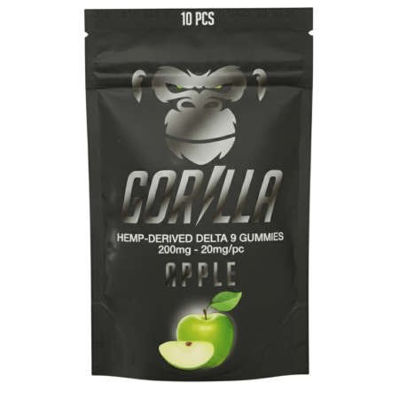 Gorilla Delta 9 THC Gummies 200MG-10PC