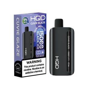 HQD Cuvie Glaze 15000 Puff Disposable Black Ice – Puffezee