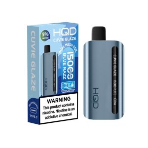 HQD Cuvie Glaze 15000 Puff Disposable Blue Razz – Puffezee