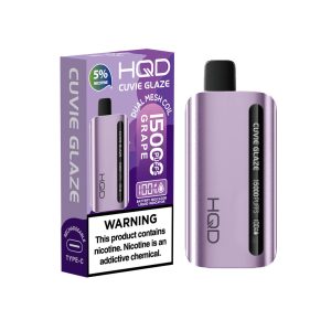HQD Cuvie Glaze 15000 Puff Disposable Grape – Puffezee