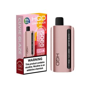 HQD Cuvie Glaze 15000 Puff Disposable Strawberry Banana – Puffezee