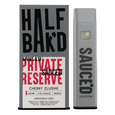 Half Bak'd Live Sauce'D Private Reserve Disposable 1G